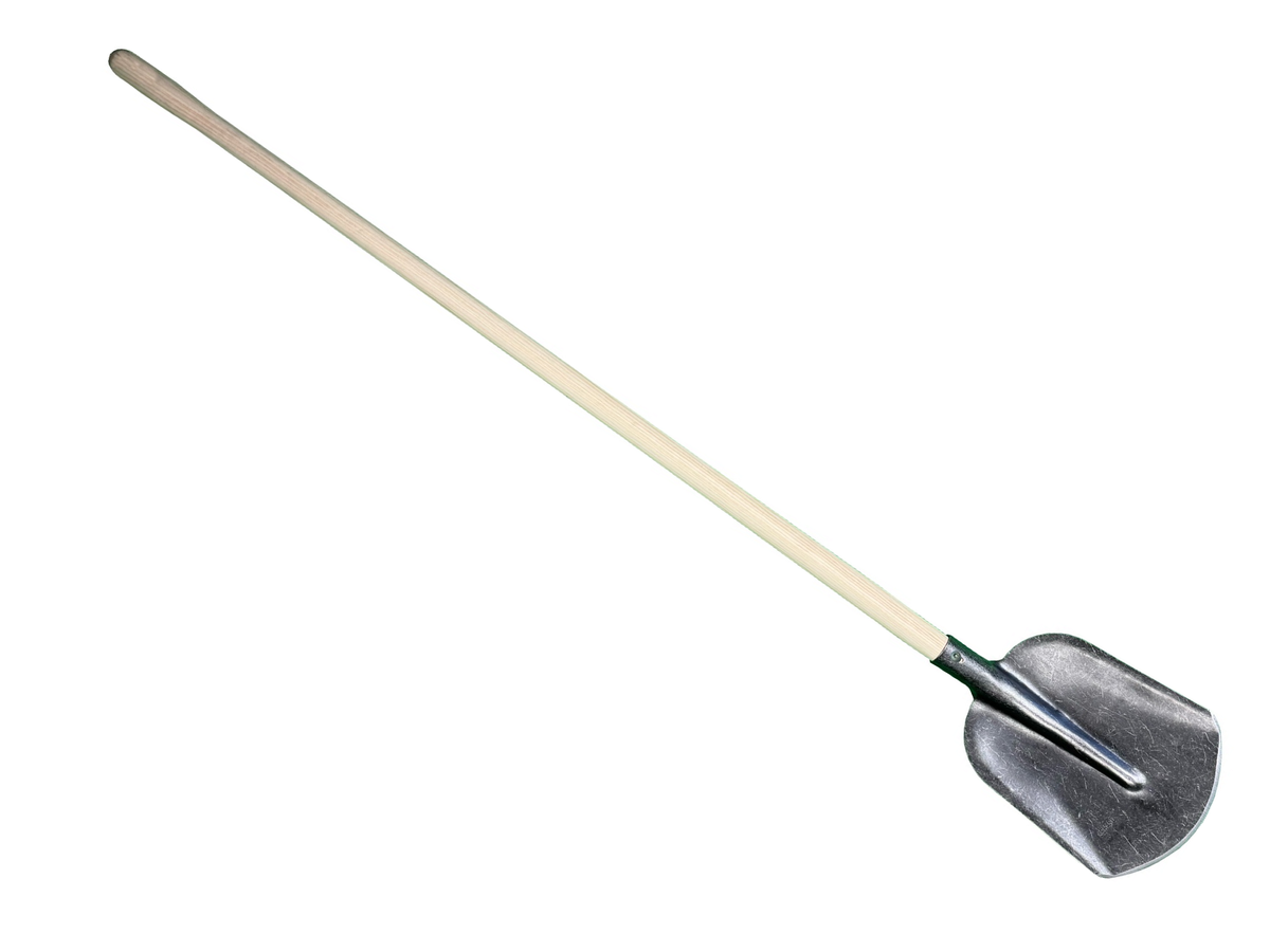 Dutch scoop shovel large with 130cm straight handle